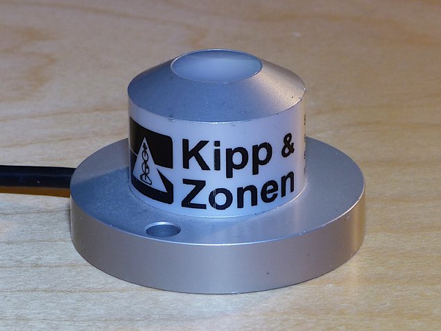 Pyranometer bygget opp av en fotodiode